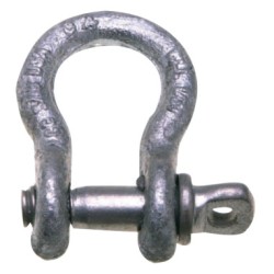 419 1" 8-1/2T ANCHOR SHACKLE W/SCREW PIN CARBON-APEX/COOPER-193-5411605