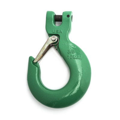 SLING HOOK CLEVIS STYLE PL 3/8" W/LATCH-APEX/COOPER-193-5746695PL