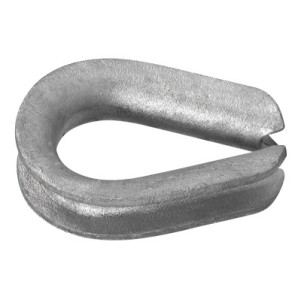 1/2"-9/16" HEAVY WIRE ROPE THIMBLE 765-G-APEX/COOPER-193-6260205