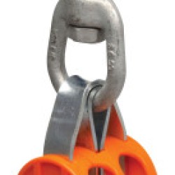 3102 DOUBLE 2" NYLON BLOCK- LOOSE SWIVEL HOOK-APEX/COOPER-193-7222214