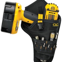 CORDLESS DRILL HOLSTER -MULTIPLE OUTER POCKETS-CUSTOM LEAT*201-201-5023