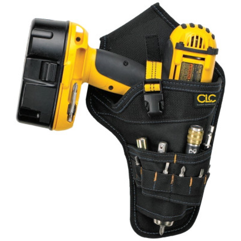 CORDLESS DRILL HOLSTER -MULTIPLE OUTER POCKETS-CUSTOM LEAT*201-201-5023