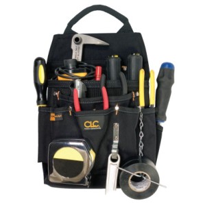 11-POCKET ELECTRICIAN'STOOL POUCH-CUSTOM LEAT*201-201-5505