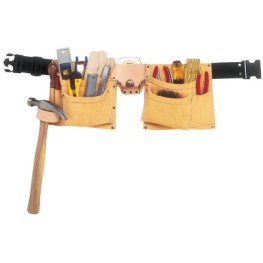 8 POCKET HEAVY DUTY WORKAPRON-CUSTOM LEAT*201-201-I370X3