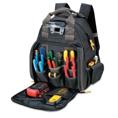 53 POCKET TECH GEAR LIGHTED BACKPACK-CUSTOM LEAT*201-201-L255