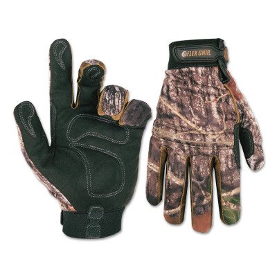 FLEX GRIP HIGH DEXTERITYCAMO WORK GLOVES-M-CUSTOM LEAT*201-201-M125M