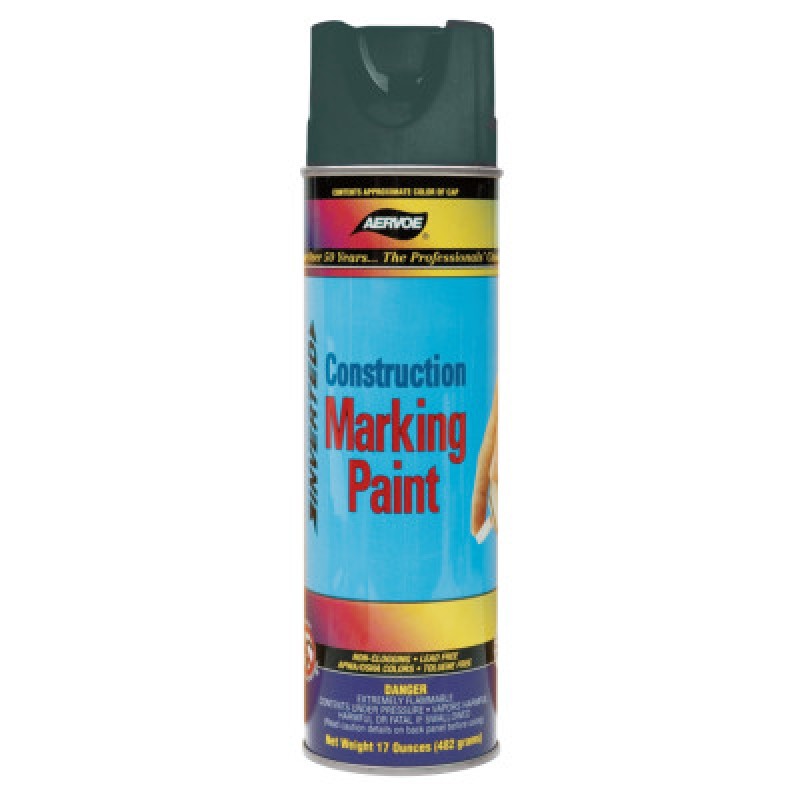 BLACK 16 OZ WATER BASEDMARKING PAINT-AERVOE-PACIFIC-205-251