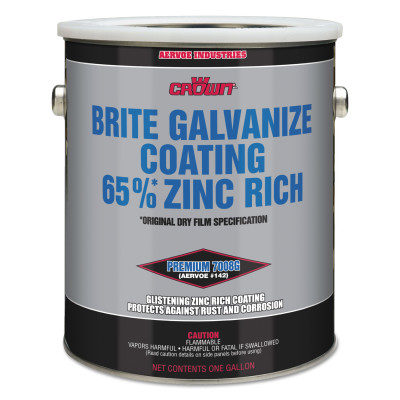 1 GALLON GALVA BRIGHT PREMIUM ZINC COATING-AERVOE-PACIFIC-205-7008G