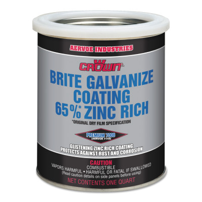 1-QT. GALVA BRIGHT PREMIUM ZINC COATIN-AERVOE-PACIFIC-205-7008Q