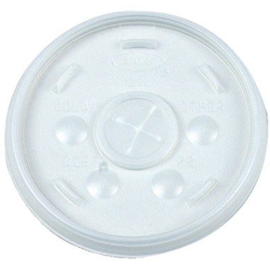 (CASE/1000) DART STRAW SLOTTED LIDS 10/100'S-ESSENDANT-209-12SL