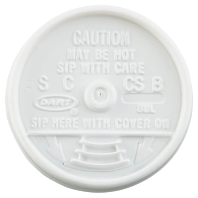 (CASE/1000) DART LID SIPTHRU WHI-ESSENDANT-209-8UL