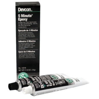 2 TUBES 2.5OZ 5-MINUTEEPOXY LIQUI-ITW DEVCON-230-14210