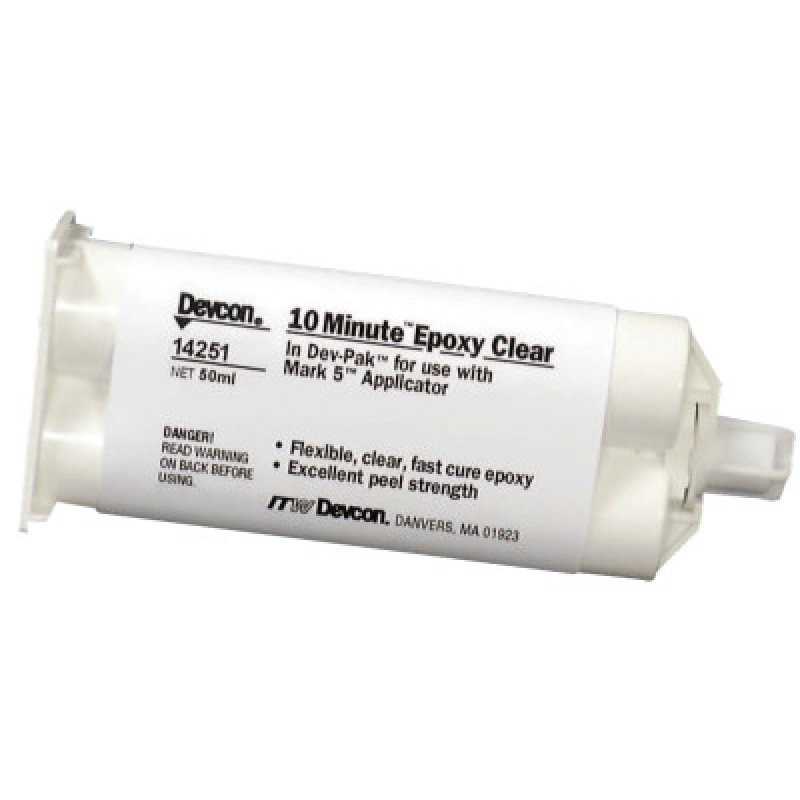 50ML 10 MINUTE EPOXY CLEAR-ITW DEVCON-230-14251