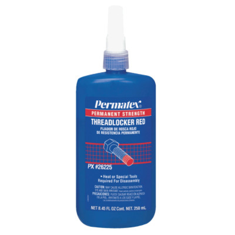 PERMANENT STRENGTH THREADLOCKER RED 250 ML BOTTL-ITW DEVCON-230-26225