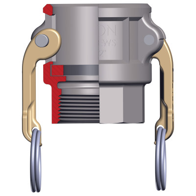 COUPLER-DIXON VALVE-238-200-D-BR