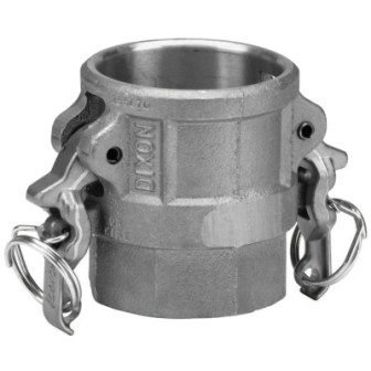 6 ALUM COUPLER BY FEMALE-DIXON VALVE-238-AD600