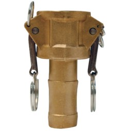 1" BRASS GLOBAL FEMALE COUPLER-DIXON VALVE-238-G100-C-BR