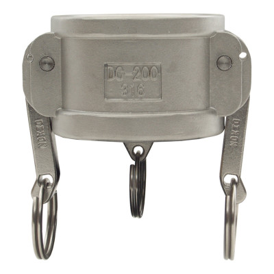1 1/2" STAINLESS GLOBALDUST CAP-DIXON VALVE-238-G150-DC-SS