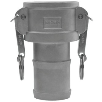2" STAINLESS GLOBAL FEMALE COUPLER-DIXON VALVE-238-G200-C-SS