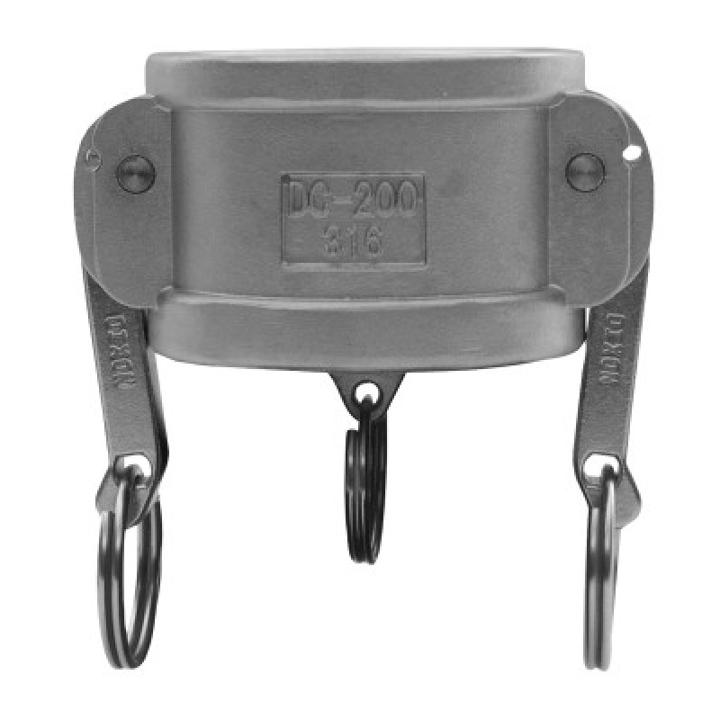 2" STAINLESS GLOBAL DUSTCAP-DIXON VALVE-238-G200-DC-SS