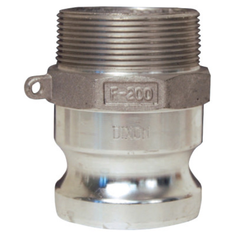 2" ALUM GLOBAL MALE NPTX MALE-DIXON VALVE-238-G200-F-AL