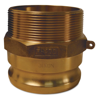 1 1/2" BRASS GLOBAL MALENPT X MALE-DIXON VALVE-238-G150-F-BR