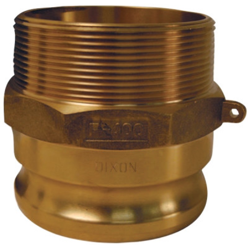 4" BRASS GLOBAL MALE NPTX MALE-DIXON VALVE-238-G400-F-BR