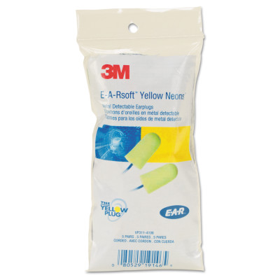 3M E-A-RSOFT SUPERFIT METAL DETECTABLE EARPLUGS-3M COMPANY-247-311-4109