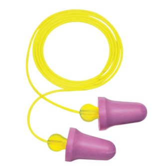 NO TOUCH SAFETY EAR PLUGS CORDED (100 PR/BOX)-3M COMPANY-247-P2001