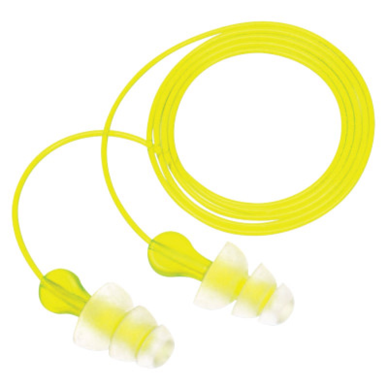 TRI-FLANGE CORDED EAR PLUGS NRR 26-3M COMPANY-247-P3000