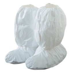 TYVEK ISOCLEAN BOOT COVER 18" WHITE-DUPONT PERSONA-251-IC458BWHXL01000C