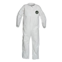 DUPONT PROSHIELD 50 COVERALL COL OPEN WRISTS WH-DUPONT PERSONA-251-NB120SWH5X002500