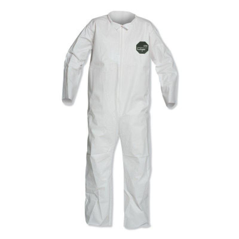 DUPONT PROSHIELD 50 COVERALL COL OPEN WRISTS WH-DUPONT PERSONA-251-NB120SWHMD002500