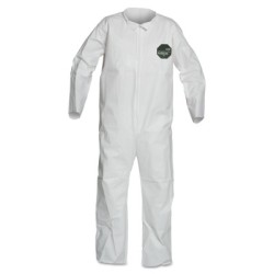 DUPONT PROSHIELD 50 COVERALL COL OPEN WRISTS WH-DUPONT PERSONA-251-NB120SWH2X002500