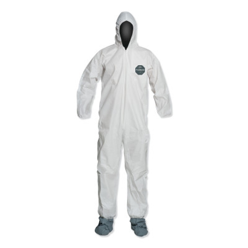 DUPONT PROSHIELD 50 COVERALL ST/ARD FIT HD EL WH-DUPONT PERSONA-251-NB122SWHMD002500