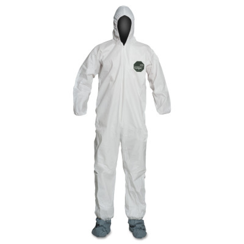 DUPONT PROSHIELD 50 COVERALL ST/ARD FIT HD EL WH-DUPONT PERSONA-251-NB122SWH2X002500