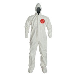 TYCHEM SL COVERALL ZIP FT ELA WRIST ATT SOCKS TP-DUPONT PERSONA-251-SL122T-3XL