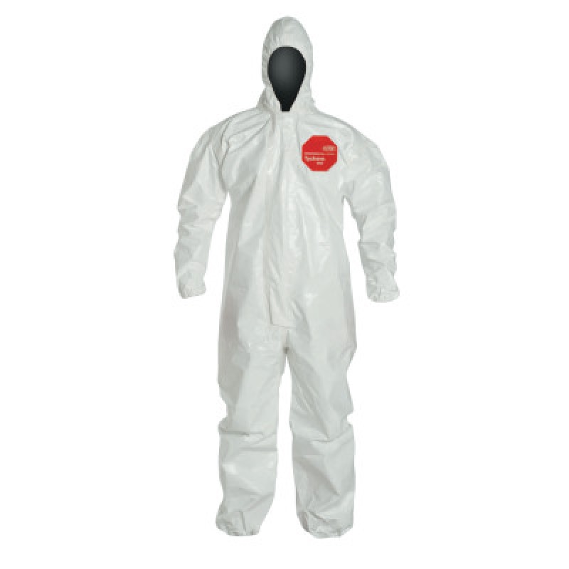 TYCHEM SL COVERALL ZIP FT HD ELAS WRT/ANK TAPED-DUPONT PERSONA-251-SL127T-XL