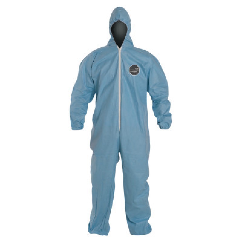 TEMPRO COVERALL ZIPPER FRONT ATT HOOD ELA WR & A-DUPONT PERSONA-251-TM127S-L