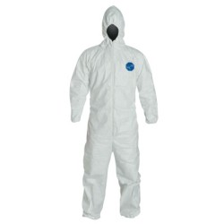 DUPONT TYVEK COVERALL ZIP FT HD WR 2X LARGE-DUPONT PERSONA-251-TY127S-2XL