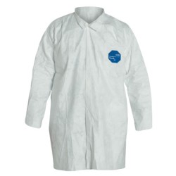 TYVEK COVERALL LAB COATSNAP FRONT 4XL-DUPONT PERSONA-251-TY210S-4XL