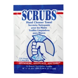 SCRUBS HAND CLEANER TOWEL 1/PACKET-ITW PROF BRANDS-253-42201