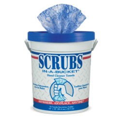 SCRUBS-IN-A-BUCKET HANDCLEANER 72-COUNT PAIL-ITW PROF BRANDS-253-42272