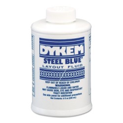 DYKEM-STEEL BLUE LAYOUT FLUID8OZ. BIC-ITW PROF BRANDS-253-80400