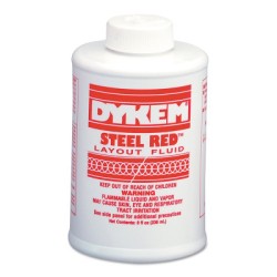 DYKEM-STEEL RED LAYOUT FLUID 8OZ. BIC-ITW PROF BRANDS-253-80496