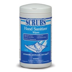 SCRUBS HAND SANITIZER WIPES 85 WIPES/PAL-ITW PROF BRANDS-253-90985