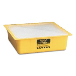 YELLOW DRIP PAN COMPLETE-JUSTRITE MFG CO-258-1670