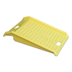 POLY CURB RAMP-YELLOW 1000# LOAD-JUSTRITE MFG CO-258-1794