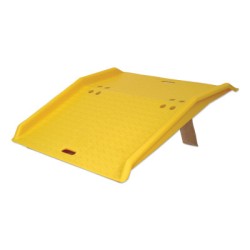 00247 PORTABLE POLY DOCKPLATE FOR HAND TRUCKS-JUSTRITE MFG CO-258-1795