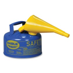 EAGLE-TYPE 1 SAFETY CAN BLUE 1GAL-JUSTRITE MFG CO-258-UI10FSB